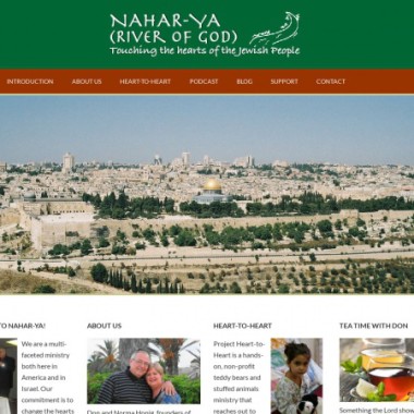 Nahar-Ya screenshot portfolio PajamaWeb WordPress podcasting