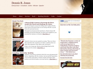 Dennis R Jones screenshot portfolio PajamaWeb WordPress e-commerce