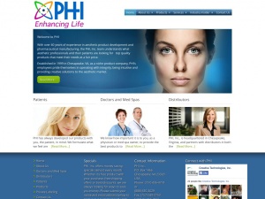 PHI Inc. screenshot Dennis R. Jones portfolio PajamaWeb WordPress e-commerce
