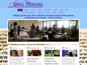 Weiss Ministries screenshot portfolio PajamaWeb WordPress e-commerce donations